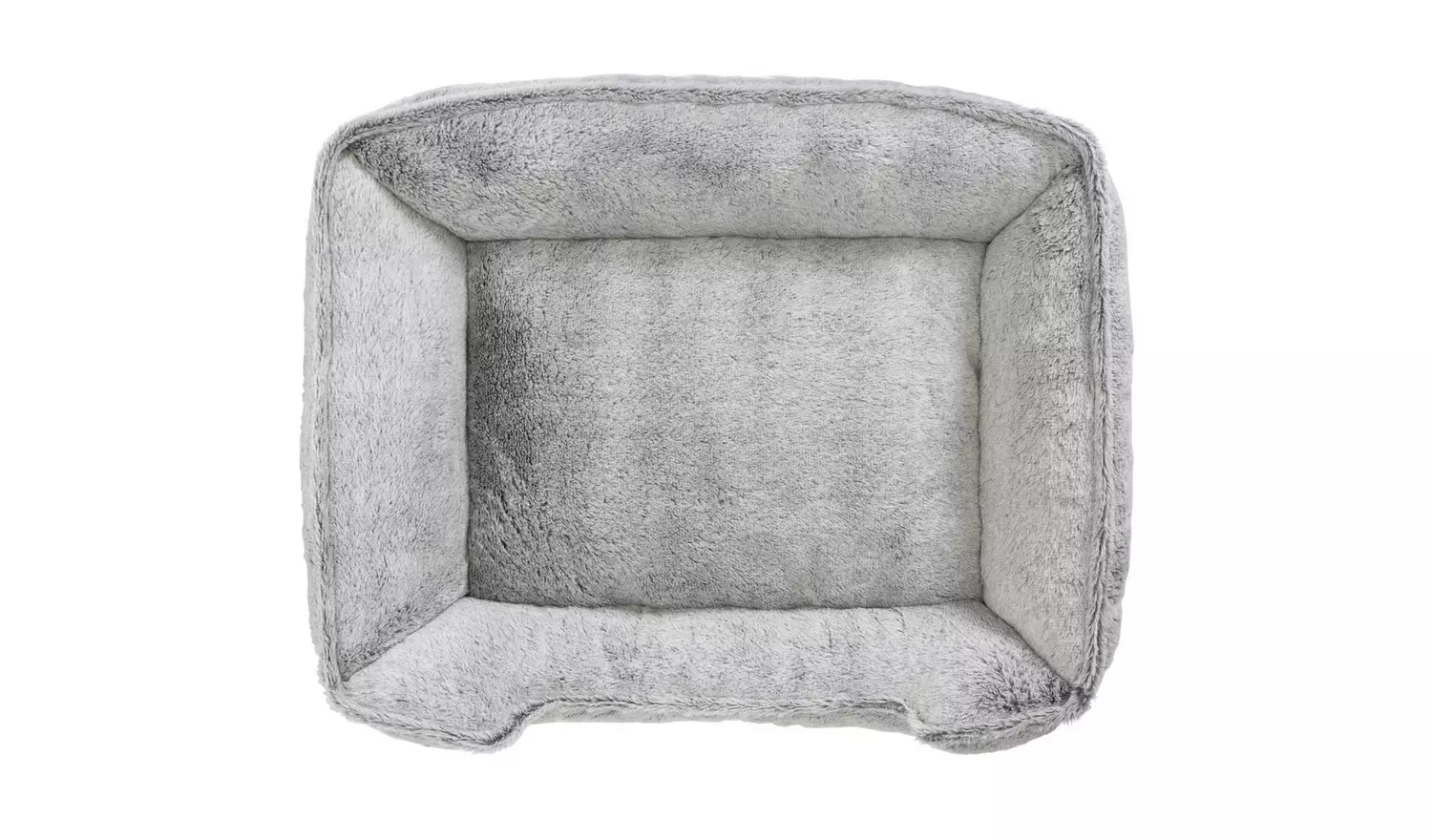 Plush Dog Box Bed - Large