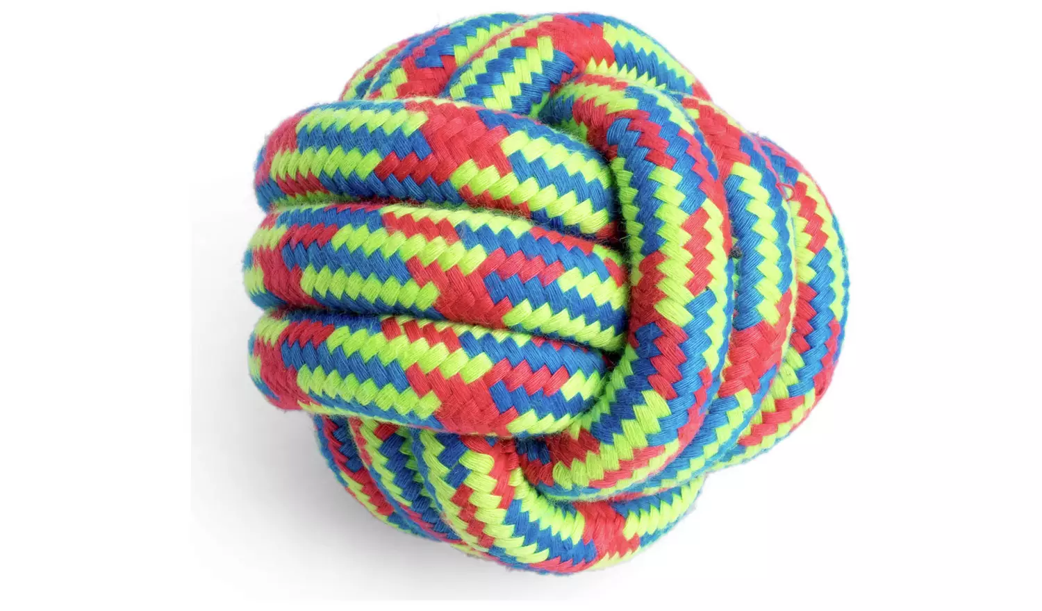 Petface Triple Knot Rope Dog Toy and Ball Set